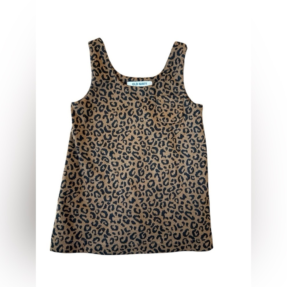 Old Navy Kids Animal Print Dress - Tan and Black